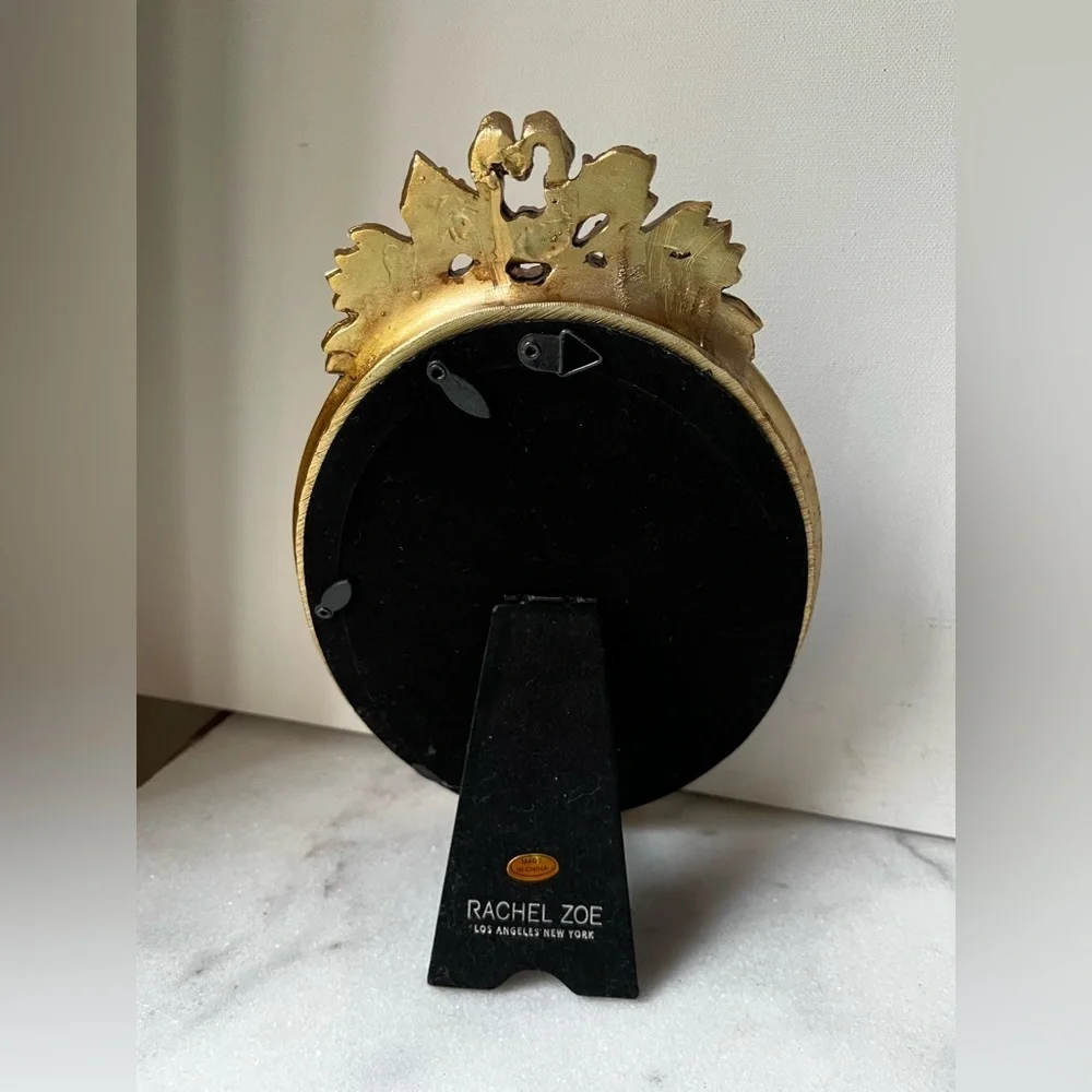 Rachel Zoe Elegant Gold ornate Oval Frame antique style